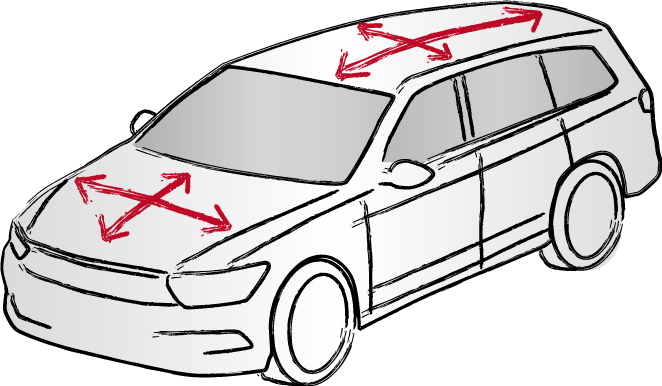 Semipassform – Sky-Protect – Der mobile Hagelschutz für Ihr Auto